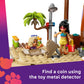 LEGO Friends Family Vacation Beach Resort Pretend Play Building Toy - Adventure Storytelling Playset with Dolphin Toys and Sea Turtles - Creative