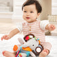 Skip Hop Bandana Buddies Baby Activity and Teething Toy with Multi-Sensory Rattle and Textures, Elephant
