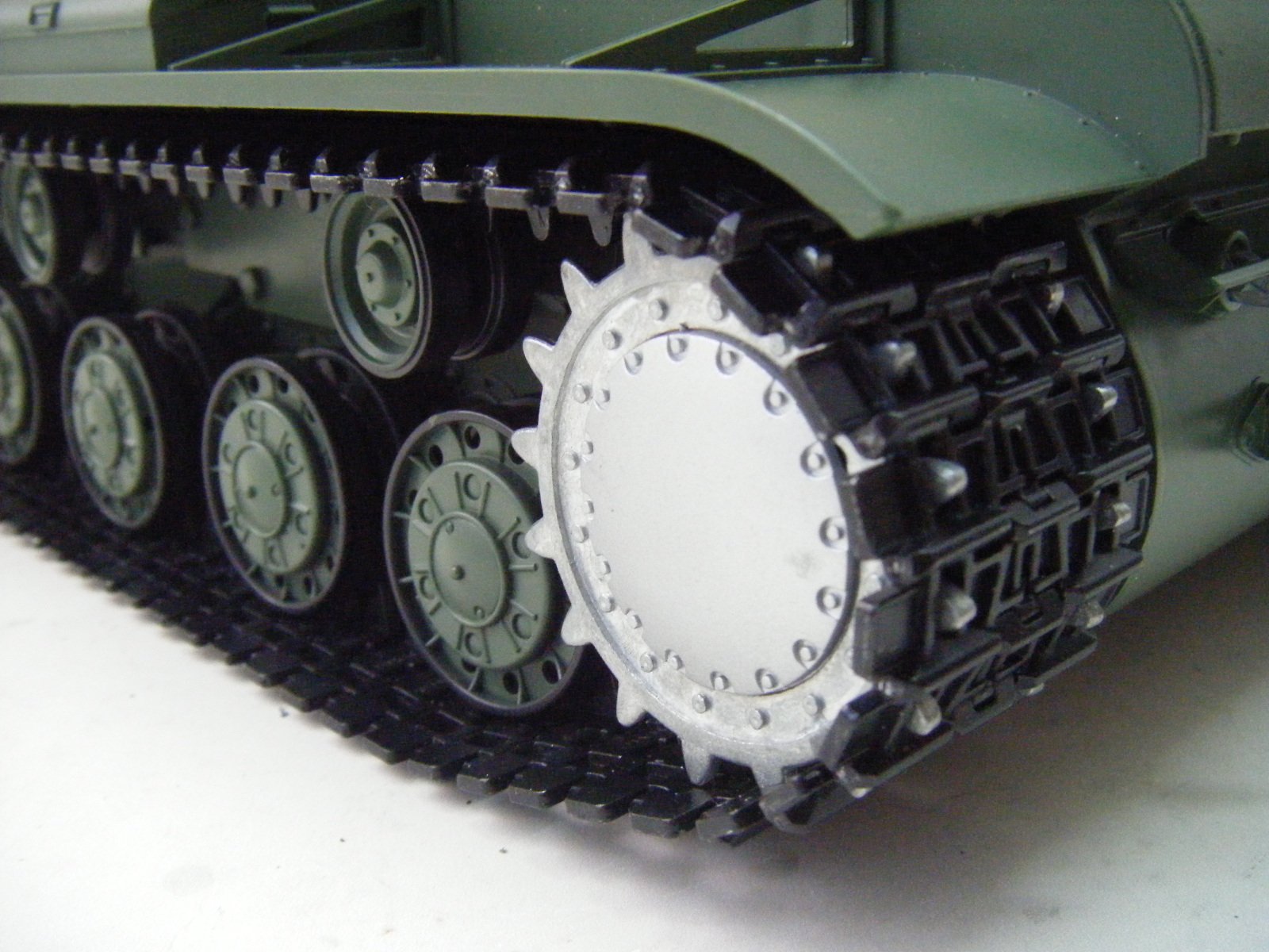Mato Metal Upgraded Tracks Sprockets Idler Wheels with Bearing for Heng Long 3878-1 1/16 Scale Russian KV-1 RC Tank