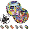 Spin Flip Puzzle - Abstract - Spin it, Flip it, Solve it! for Those who Love Brain teasers! Adult Fidget Toy. Great Gift for Mom, Dad, Teens, Men