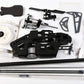 SPEED-R Remote 6CH 3D 450 Pro RC Helicopter Parts Landing Gear Frame Kit for Align Trex 450Pro Heli, Black