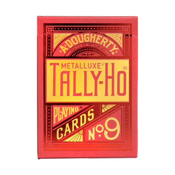 Tally-Ho MetalLuxe Red Playing Cards