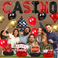 Casino Theme Party Decorations, casino party decorations, Las Vegas birthday Decorations, Casino String Decorations, Casino birthday Honeycomb