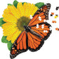 Madd CAPP: I Am Butterfly - 300 Piece Puzzle - Insect-Shaped Jigsaw, 25" X 24" Finished Size, Poster Reference, Educational Fun Facts Booklet