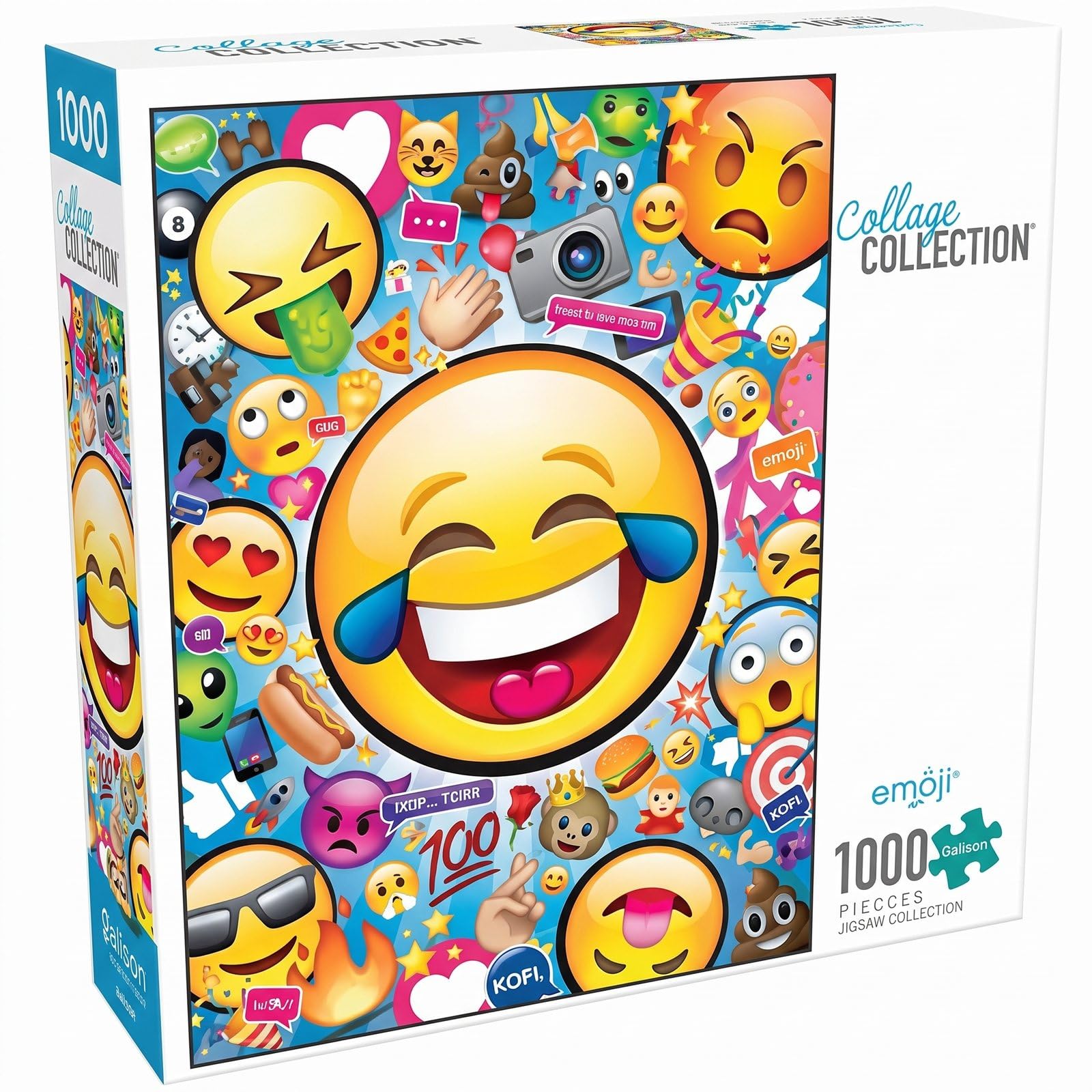 Buffalo Games - Buffalo Games - Emojis - 1000 Piece Jigsaw Puzzle for Adults Challenging Puzzle Perfect for Game Nights - Finished Puzzle Size is