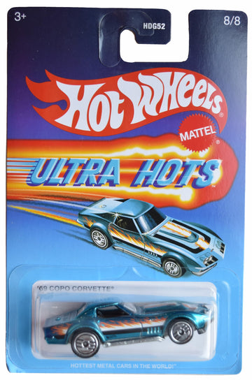 Hot Wheels '69 Copo Corvette, Ultra Hots 8/8 [Teal]