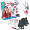 Small World Toys Kids Jewelry Making Kit: Just for Girls Tags Make Your Own Jewelry Necklace Making Kit, DIY Jewelry Kit for Girls, Crafts for Girls