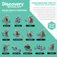 Discovery™ STEM 12-in-1 Solar Robot Creation 197-Piece Kit with Working Solar Powered Motorized Engine and Gears, Construction Engineering Set