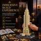 LQPFBSM Empire State Architecture Building Blocks Sets New York City Skyline Architecture Model Kits New York Landmark Skycraper Toys Gift for Adults