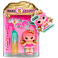 Yummiland x Holiday Lip Gloss Doll - Gigi Gingerbread Includes DIY Lip Gloss + Keychain, Cosmetic Play, Seasonal Holiday Collectible, Gift, Ages 4+