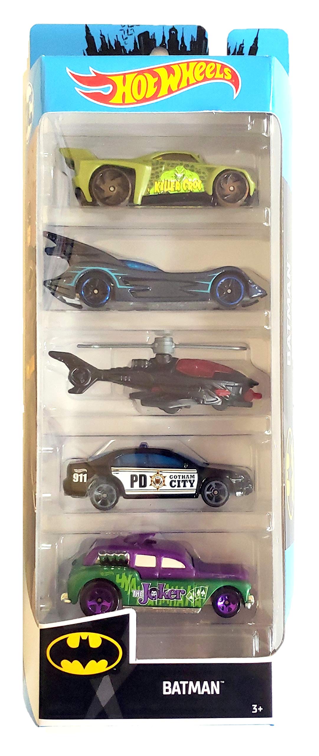 Hot Wheels 2019 Batman 1:64 Scaled 5-Pack