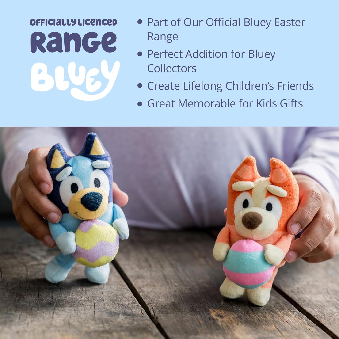 Animal Adventure | Bluey | 4" Bingo Palm Plush with Electronic Sound | Easter Basket Stuffed Animals for Kids | Cute & Huggable Ultra Soft Plushie