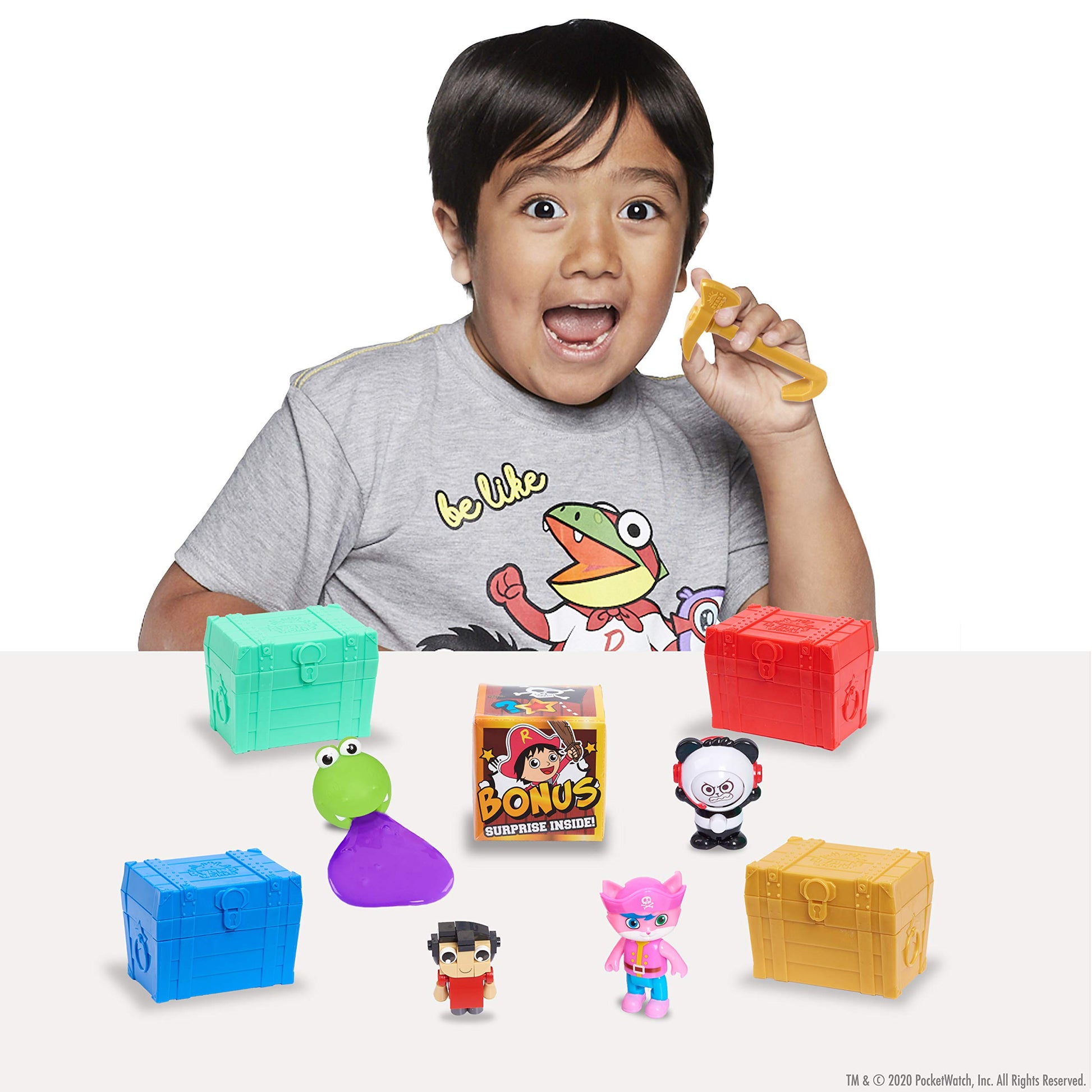 Ryan’s World Ryan’s World Pry and Smash Surprise Treasure, 5-Surprises Inside