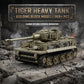 JYLWSMHU Military Tiger Heavy Tank Building Blocks Set Army Military Vehicles Model Kits Highly Detailed WW2 Style Heavy Tank Set for Building