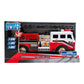 Mighty Fleet Action Drive 16" Interactive Fire Truck Toy w/Lights & Sounds, Firetruck Working Ladder, Motion Drive Action, Realistic Design