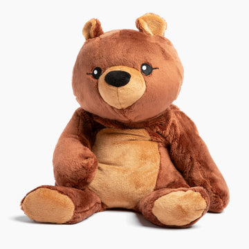 HUGIMALS Darby the Bear 20 Inch 4.5 lb Heavy Cute Sensory Weighted Comfort Plush | Large Unscented Washable Self Care Calming Stuffed Animal for Kids