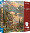 Ceaco - Thomas Kinkade Lakeside Splendor - 1000 Piece Puzzle for Adults