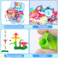 BEMITON Flower Building Toy Set for Girls, Best Birthday Gifts for 3 4 5 6 7 Year Old Kids, Arts and Crafts Kit for Toddlers, STEM Activities