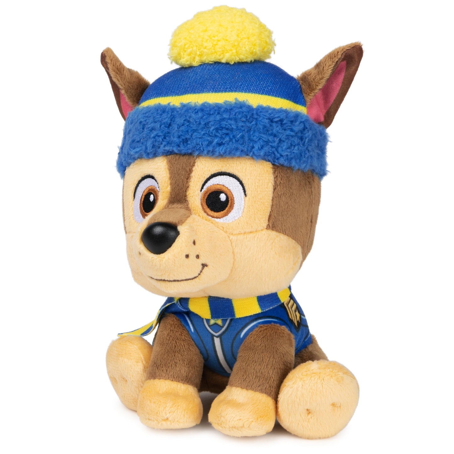 GUND PAW Patrol Holiday Winter Chase in Scarf and Hat, Officially Licensed Plush Toy for Ages 1 and Up, 6”