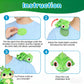 BOKIRZOS Magnetic Shoulder Chameleon Plush Toy, Soft Lizard Stuffed Animal Cosplay Accessory for Kids Teens Adults, Includes Key Ring