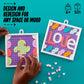 LEGO DOTS Message Board 41951 DIY Arts & Crafts Kit, Customizable Letter Board with Colorful Tiles for Kids Ages 6-10