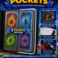 Trading Card Binder for Kids - 400 Cards Capacity Zipper Album with Portable Strap, Double Sided 8 Pocket Pages for MTG Yu-Gi-Oh Baseball Card