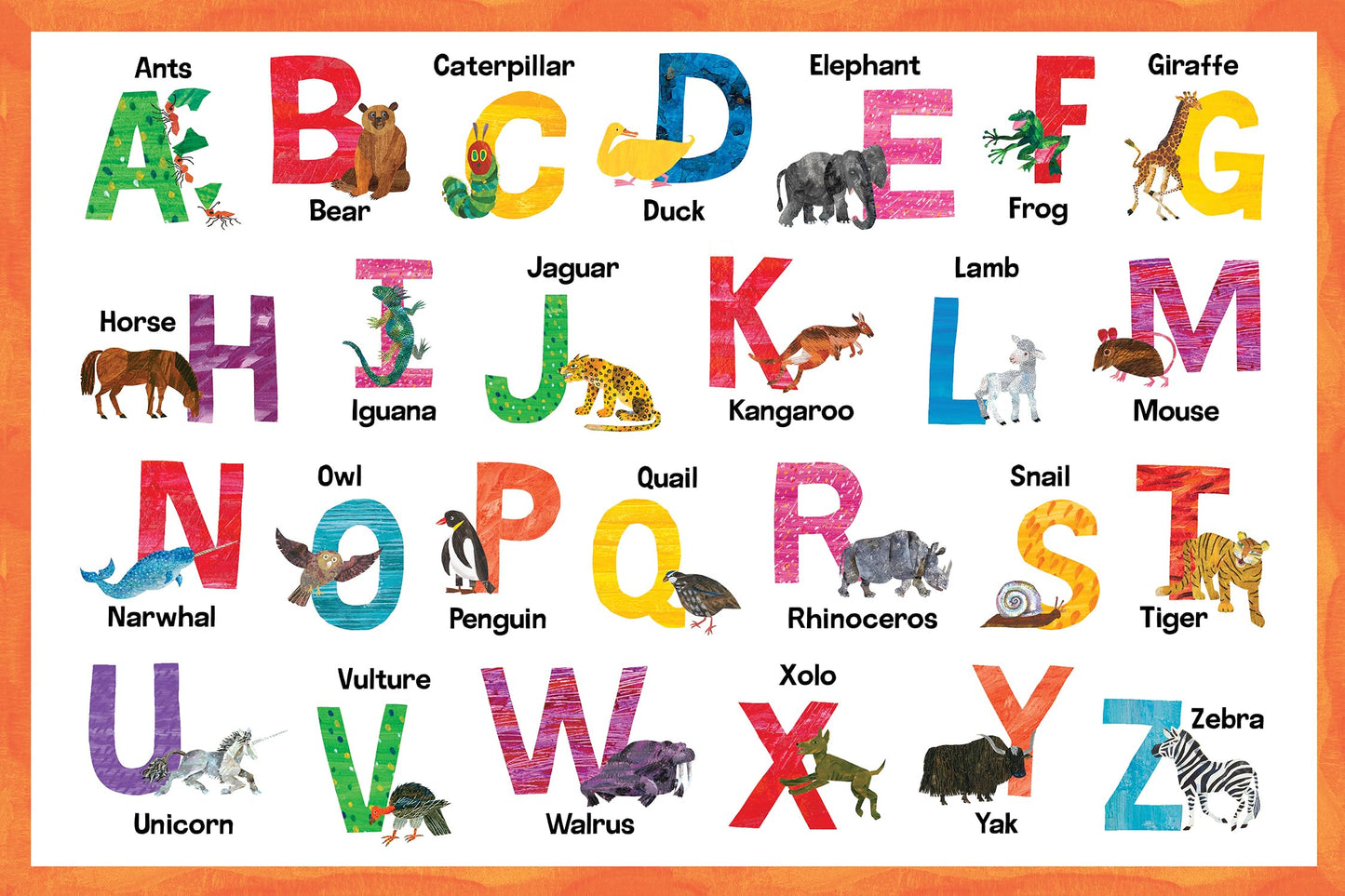 MasterPieces World of Eric Carle - Alphabet 48 Piece Floor Puzzle