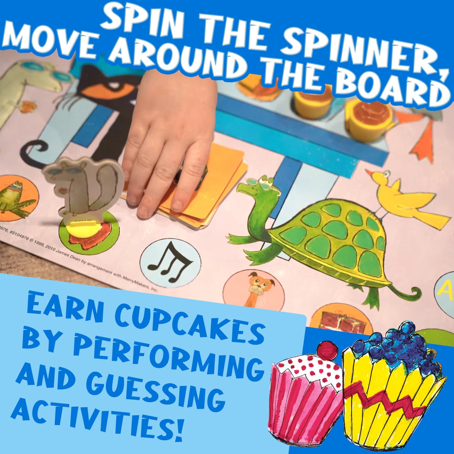 Briarpatch Pete the Cat The Missing Cupcakes Game, Fans of Pete the Cat Books, Ages 3+
