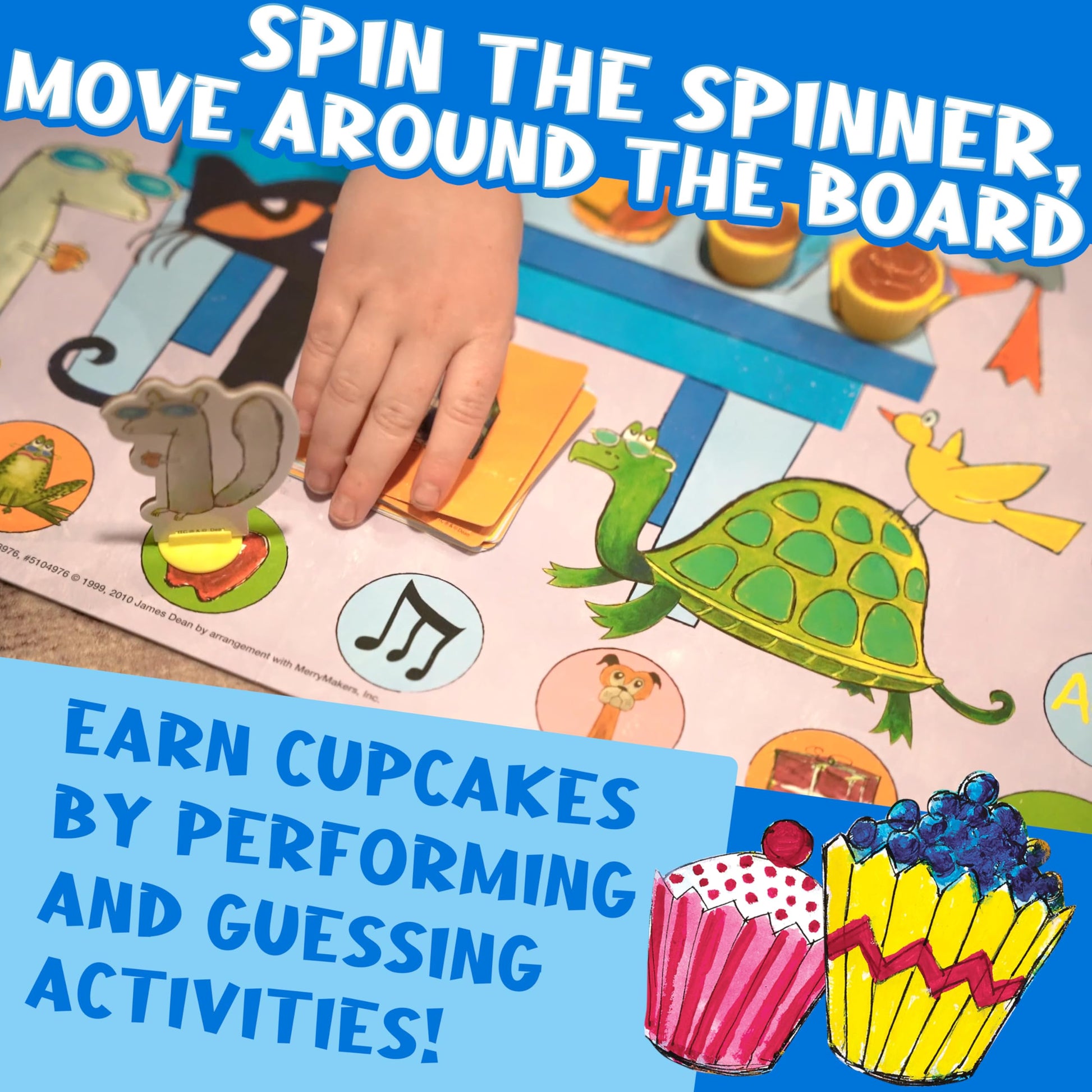 Briarpatch Pete the Cat The Missing Cupcakes Game, Fans of Pete the Cat Books, Ages 3+