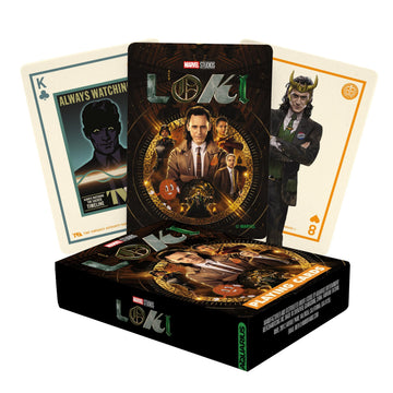 Aquarius Marvel Loki Playing Cards - Loki Themed Deck of Cards for Your Favorite Card Games - Officially Licensed Marvel Comics Merchandise