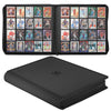 20-Pocket Card Binder, Trading Card Binder Holds 2000 Cards, Premium Zippered Trading Card Album Compatible with TCG, Game & Sports Cards (Black)