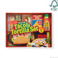 Melissa & Doug Fill & Fold Taco & Tortilla Set, 43 Pieces - Sliceable Wooden Mexican Play Food, Skillet, and More - FSC Certified