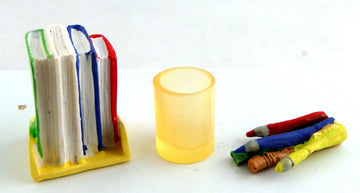 Dollhouse Miniature 1:12 Scale Modern Bureau Set #G8034
