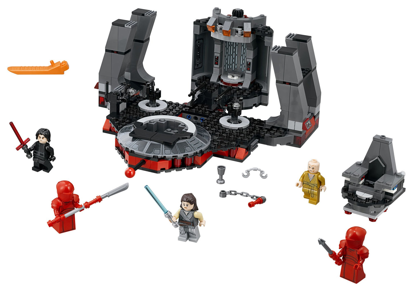 LEGO Star Wars 75216 Snoke's Throne Room Building Kit (492 Pieces)