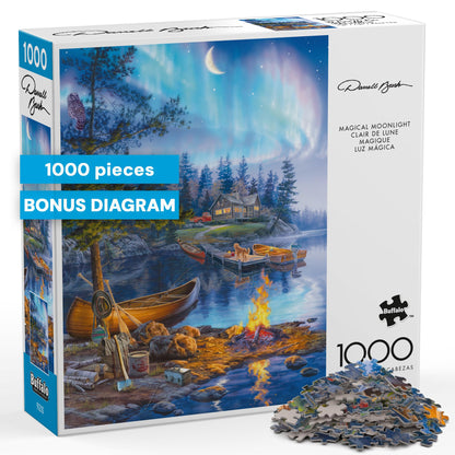 Buffalo Games - Magical Moonlight - 1000 Piece Jigsaw Puzzle for Adults