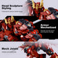 HIGH GODO Samurai Mech Warrior Model Building Sets, Double Swords Robot Building Blocks Toy Set, 923 Pieces Creative Collectible Gift for Adults Man