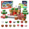 Timetome Magnetic Blocks, 100PCS Magnetic Building Block Cubes, STEM Montessori Sensory Toys for Kids Boys Girls Ages 3 4 5 6 7 8 9 10 (Christmas