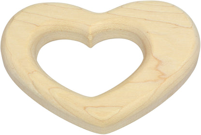 Heart Shaped Maple Teether - Made in USA