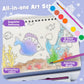 Watercolor Painting Coloring Books, Paint with Water Arts & Crafts Kit for Kids, Travel Activities Art Supplies Party Favors Exchange Birthday Gifts