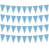 131 Feet Oktoberfest Bavarian Flag- 4 Packs Oktoberfest Bavarian Pennant Banner for German Oktoberfests Themed Party Decorations