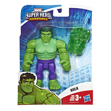 Playskool Heroes Marvel Super Hero Adventures Collectible 5" Hulk Action Figure with Gamma Fist Accessory, Toys for Kids Ages 3 & Up