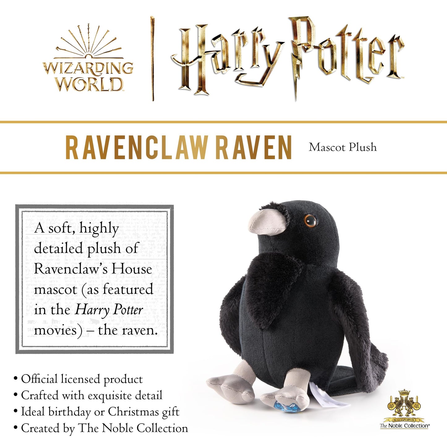 The Noble Collection Harry Potter Plush Ravenclaw Mascot