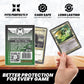 MayDay Games 63.5x88mm Card Sleeves Premium Bundle (4x50 Pack, 200 Sleeves) - 90 Micron Clear Polypropylene, Acid-Free & PVC-Free, Board Game Card