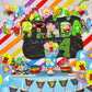 karg Battle-Dream Island Birthday Party Decoration Princess Includes Cake Toppers, Cupcake Toppers, Balloons, Banner Party Supplies Decoration