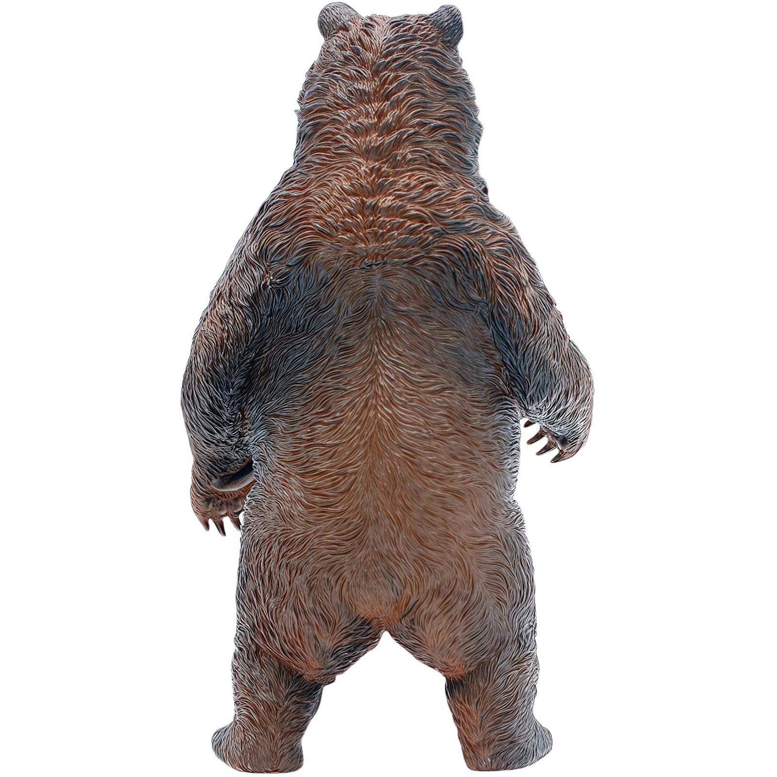 Gemini&Genius Brown Bear Figurine Toy, Wildlife World Action Figure, Great Gift, Collection, Storytelling Prop and Room Decor for Kids 3 Years Old