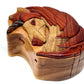 The Handcrafted Unicorn Puzzle Box with Wooden Lids, 3D Wooden Puzzle Toy, All-Natural Intarsia Wood Art
