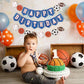 Happy Birthday Sports Banner - Sports Theme Birthday Party Decorations, Happy Birthday Ball Garland Sign, Banner for Boy Birthday Party Decor, Ball