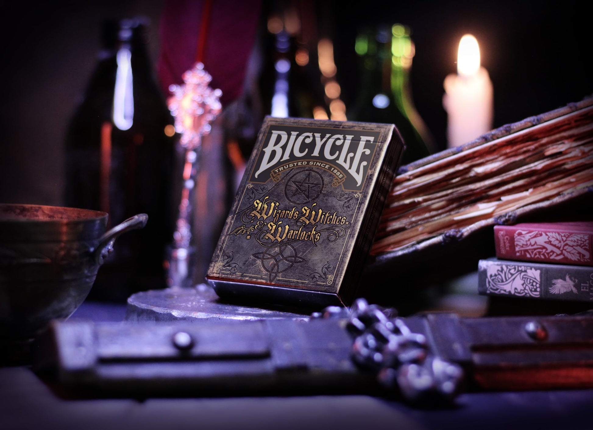 Bicycle Wizards, Witches & Warlocks Playing Cards | Magical Collectible Deck | Premium Quality Cards