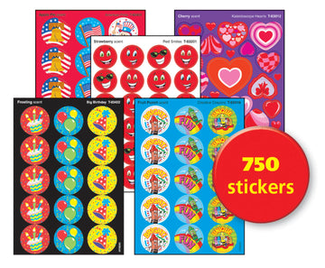 Trend Enterprises Variety Pack of Stinky Stickers - Pack of 720, T83912