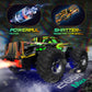 Remote Control Car for boys, 1:16 Scale All Terrain RC Cars,High Speed 25Km/h Fast Car with Colorful Led Light and spray, 2x1300mAh Rechargeable